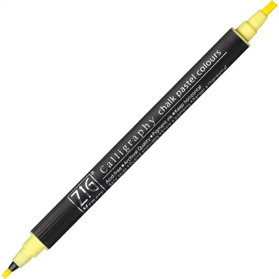 ZIG KALİGRAFİ KALEMİ CHALK PASTEL MS-6400 050 YELLOW ZIG KALİGRAFİ KALEMİ CHALK PASTEL MS-6400 050 YELLOW