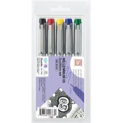 ZIG ÇİZİM KALEMİ MILLENIUM MS-05/5V 0.45MM 5 Lİ