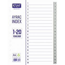 KRAF SEPERATÖR 1020 1-20 RAKAM