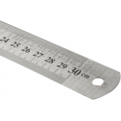 KRAF ÇELİK CETVEL  30 CM INCH ÖLÇÜLÜ 530G