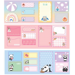 KRAF YAPIŞKANLI NOT KAĞIDI SETİ DESENLİ 2215