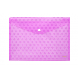 DATABANK ÇITÇITLI DOSYA A4 PUANLI PEMBE 105-10