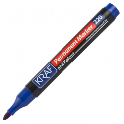KRAF PERMANENT MARKÖR YUVARLAK UC 220 MAVİ