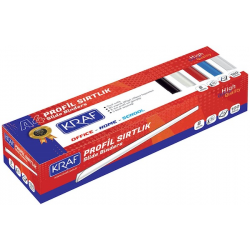 PASİF KRAF PROFİL OVAL   8MM 100LÜ KIRMIZI
