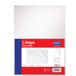 KRAF L POŞET DOSYA A4 100 LÜ 1011