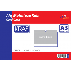 KRAF AFİŞ MUHAFAZA KABI A3 2003