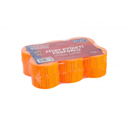 KRAF MOTEX ETİKET 12x21 MM FOSFORLU TURUNCU