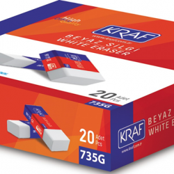 KRAF SİLGİ BEYAZ 20 Lİ 735G
