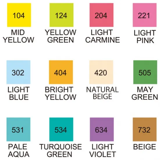 ZIG KURECOLOR TWIN S KC-3000/12B3 12 Lİ NATUREL COLORS ZIG KURECOLOR TWIN S KC-3000/12B3 12 Lİ NATUREL COLORS