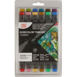 ZIG KURECOLOR TWIN S KC-3000/12B4 12 Lİ DULL COLORS