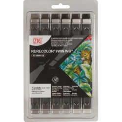 ZIG KURECOLOR TWIN S KC-3000/12B9 12 Lİ WARM GRAY COLOR