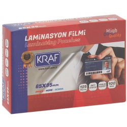 KRAF LAMİNASYON FİLMİ  65x95 MM 125 Mic. 100 LÜ 2126
