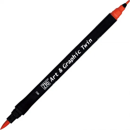 ZIG ART&GRAPHIC TWIN TUT-80 002 RED ZIG ART&GRAPHIC TWIN TUT-80 002 RED