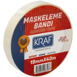 KRAF MASKELEME BANDI 19mm x 40m 4019G