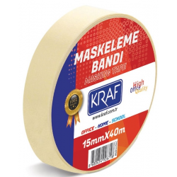 KRAF MASKELEME BANDI 15mm x 40m 4015G