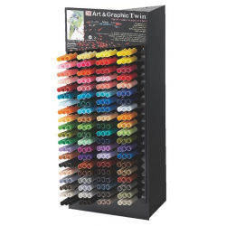 ZIG ART&GRAPHIC TWIN TUT-80 077 DEEP BROWN