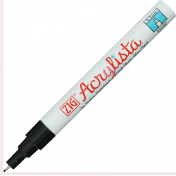 ZIG ACRYLISTA MARKÖR FINE 0,5MM PAC-10 010 SİYAH