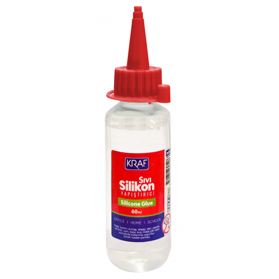 KRAF YAPIŞTIRICI SIVI SİLİKON 60ml 802G KRAF YAPIŞTIRICI SIVI SİLİKON 60ml 802G