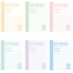 KRAF YAPIŞKANLI NOT KAĞIDI EXTEND 96x146( 2X20YP) 40 YP 96146