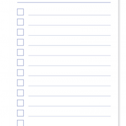 KRAF YAPIŞKANLI NOT KAĞIDI TO DO LIST - YAPILACAKLAR LİSTESİ  75x150 30 YP 75150