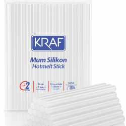 KRAF SİLİKON ŞEFFAF 30cm İNCE   1 KG 4007