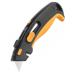 KRAF MAKET BIÇAĞI İŞ GÜVENLİĞİ ALÜMİNYUM 2 FONKSİYONLU+2 YEDEK BIÇAK 676G