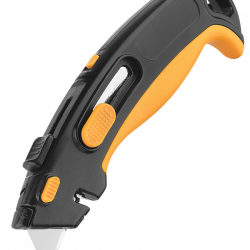 KRAF MAKET BIÇAĞI İŞ GÜVENLİĞİ ALÜMİNYUM 2 FONKSİYONLU+2 YEDEK BIÇAK 676G