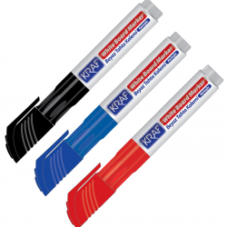 KRAF BEYAZ TAHTA KALEMİ KARTUŞLU 776 MAVİ