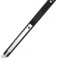 KRAF MAKET BIÇAĞI DAR METAL 621G SİYAH