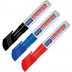 KRAF BEYAZ TAHTA KALEMİ KARTUŞLU 776 SİYAH