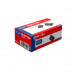 KRAF BINDER CLIPS 19 MM 419G 12 Lİ