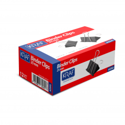 KRAF BINDER CLIPS 25 MM 425G 12 Lİ
