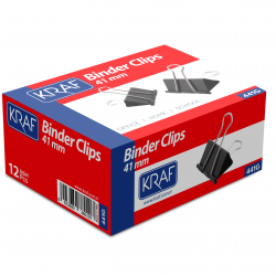 KRAF BINDER CLIPS 41 MM 441G 12 Lİ