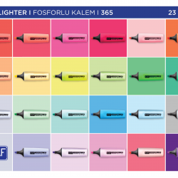 KRAF FOSFORLU KALEM DESK SET 365 23 LÜ