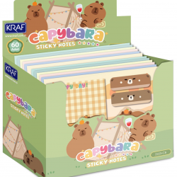 KRAF YAPIŞKANLI NOT KAĞIDI SET CAPYBARA 4 X 20 YP 2223CB