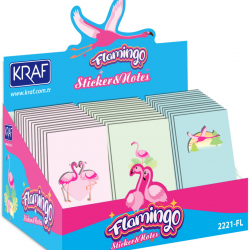 KRAF NOT DEFTERİ FLAMINGO 76x127 50 YP 2221FL