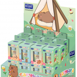 KRAF BANT WASHI TAPE CAPYBARA 3 LÜ (15mm x 3m 2 Adet + 30mm x 3m 1 Adet) 2505CB