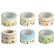 KRAF BANT WASHI TAPE CAPYBARA 3 LÜ (15mm x 3m 2 Adet + 30mm x 3m 1 Adet) 2505CB
