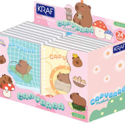 KRAF BLOKNOT + INDEX (PP) + YAPIŞKANLI NOT KAĞIDI SET CAPYBARA 2220CB