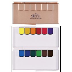 MISSION SULUBOYA GOLD TABLET PIGMENT 12 Lİ 2012