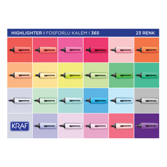 KRAF FOSFORLU KALEM DESK SET 365 23 LÜ