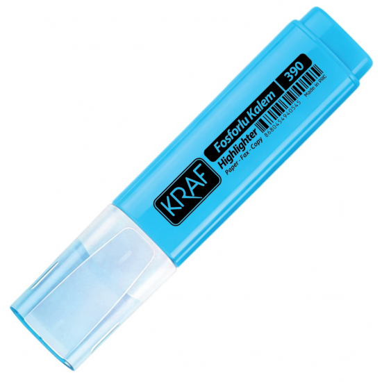 KRAF FOSFORLU KALEM 390 MAVİ