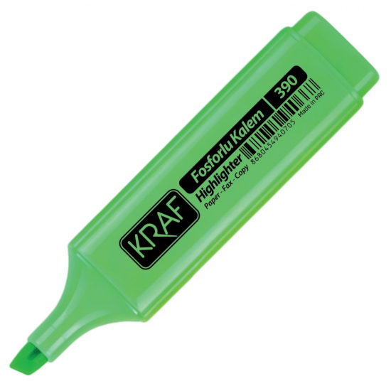 KRAF FOSFORLU KALEM 390 YEŞİL