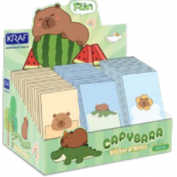KRAF NOT DEFTERİ CAPYBARA 76x127 50 YP 2221CB