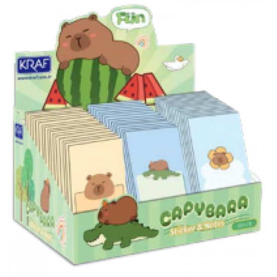 KRAF NOT DEFTERİ CAPYBARA 76x127 50 YP 2221CB