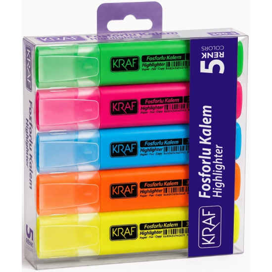 KRAF FOSFORLU KALEM 390-5 5 Lİ