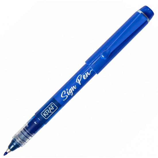 KRAF İMZA KALEMİ SIGN PEN 302 MAVİ