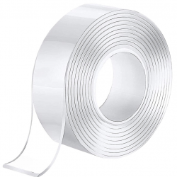 KRAF MONTAJ BANDI 2540 ÇİFT TARAFLI NANO BANT ŞEFFAF 19mm x 1,0m