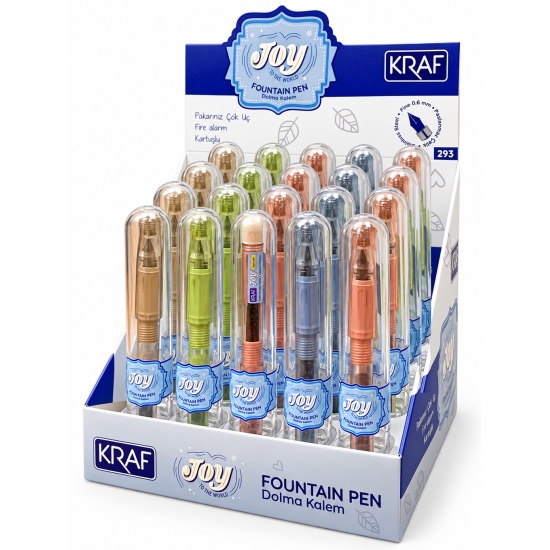 KRAF DOLMA KALEM JOY KARTUŞLU 293 20 Lİ