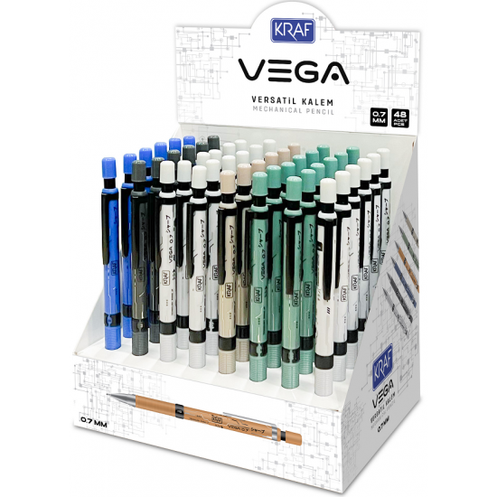 KRAF VERSATİL KALEM VEGA 0,7 48 Lİ MP-115